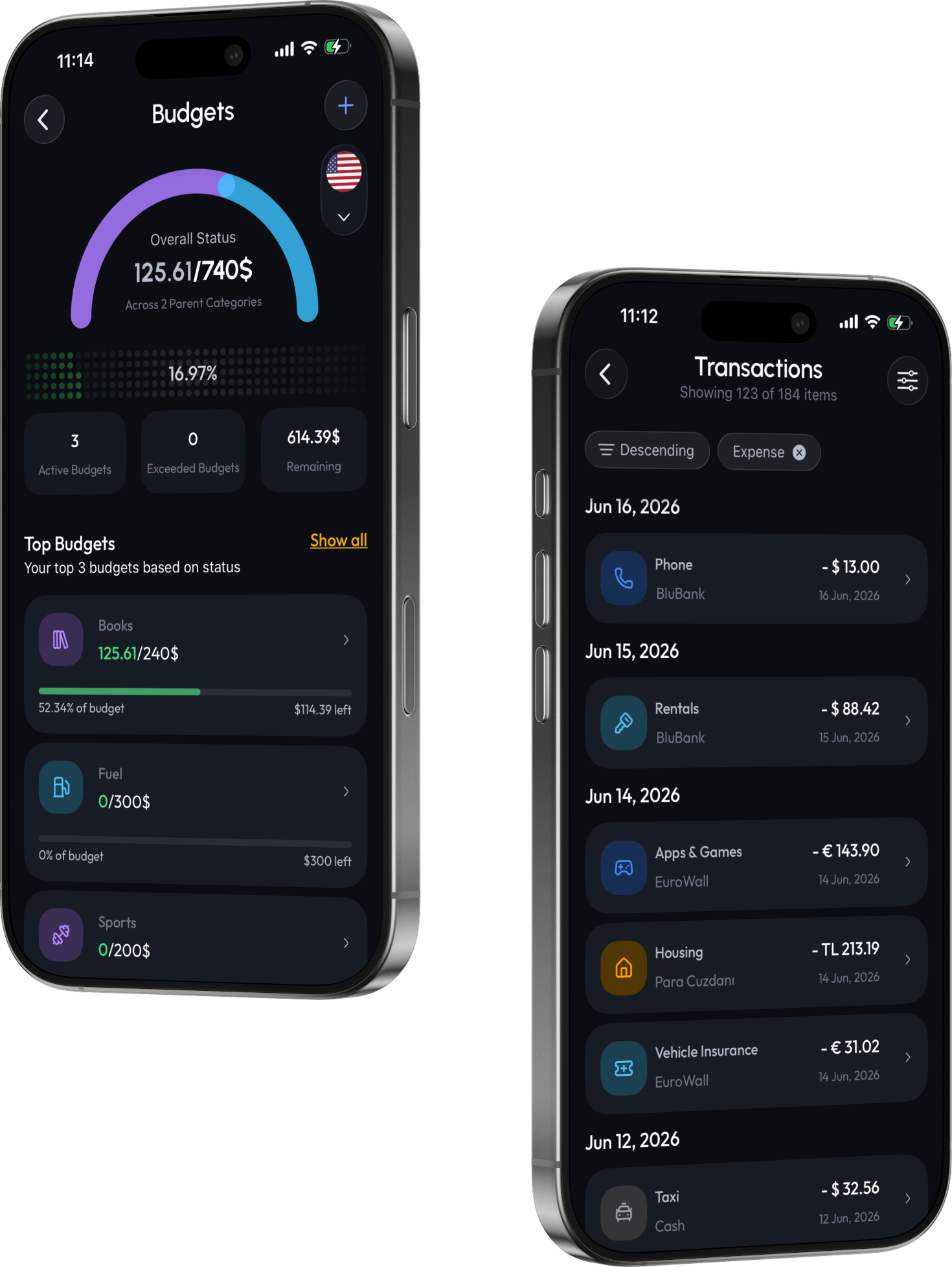 Dark Mode Interface Design